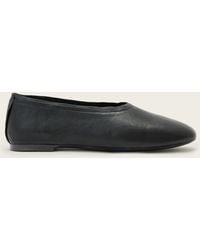 AllSaints - Hailee Leather Ballet Flats - Lyst