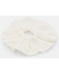 AllSaints - White Oversized Scrunchie, - Lyst