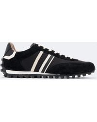 AllSaints - Robin Nylon And Suede Runner Trainers - Lyst
