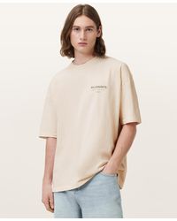 AllSaints - Underground Oversized Crew Neck T-shirt - Lyst