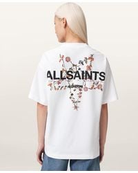 AllSaints - Pentacle Oversized Etta T-Shirt - Lyst