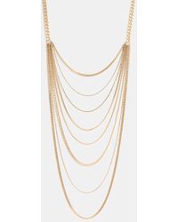AllSaints - Trudy Layered Chain Necklace - Lyst