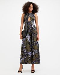 AllSaints - Kaya Floral Batu Maxi Dress, - Lyst