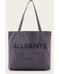 AllSaints - Future Cotton Tote Bag - Lyst