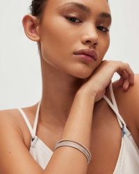AllSaints - Sinead Ball Bangle Set, - Lyst