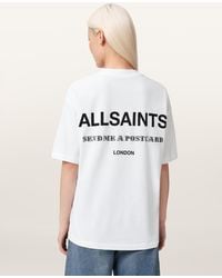 AllSaints - Dreamer Oversized Etta Short Sleeve T-Shirt - Lyst