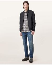 AllSaints - Bassett Ramskull Bomber Jacket - Lyst