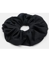 AllSaints - Black Oversized Scrunchie, - Lyst