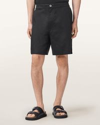 AllSaints - Circe Straight Fit Odyssey Shorts - Lyst