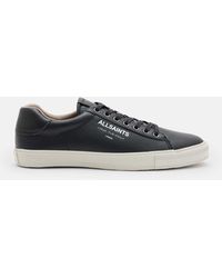 AllSaints - Underground Leather Low Top Trainers - Lyst