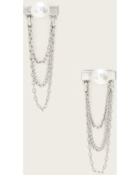 AllSaints - Nellie Chain Earrings - Lyst