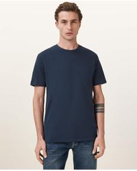 AllSaints - Brace Brushed Cotton Crew Neck T-Shirt - Lyst