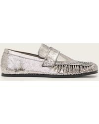AllSaints - Julie Studded Leather Loafers - Lyst