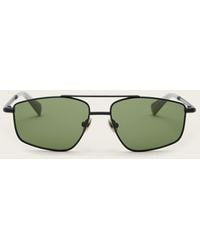 AllSaints - Virgo Navigator Square Sunglasses - Lyst