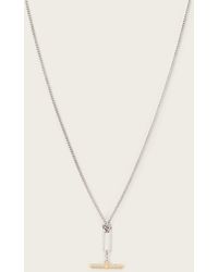 AllSaints - April T-Bar Necklace - Lyst