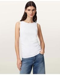 AllSaints - Katarina Boat Neck Slim Fit Tank Top - Lyst
