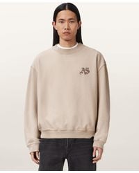AllSaints - Icon Boxy Crew Neck Sweatshirt - Lyst