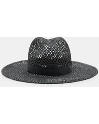 AllSaints - Suvi Straw Fedora Hat, - Lyst