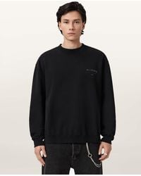 AllSaints - Xander Crew Neck Sweatshirt - Lyst