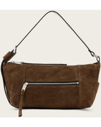 AllSaints - Vega Suede Shoulder Bag - Lyst