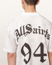 AllSaints - Terra Oversized Short Sleeve Soccer Shirt - Lyst
