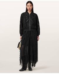 AllSaints - Jade Embellished Bomber Jacket - Lyst