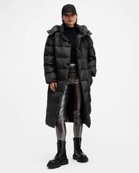 AllSaints - Allana Funnel Neck Recycled Puffer Jacket - Lyst