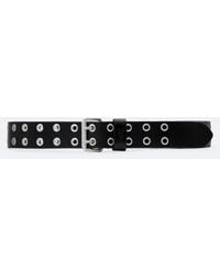 AllSaints - Leather Fully Adjustable Sturge Hip Belt With Roller Buckle, - Lyst
