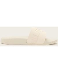 AllSaints - Biggy Slip On Logo Sliders - Lyst