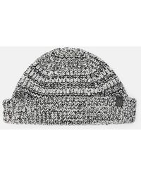AllSaints - Clay Two Tone Marl Beanie - Lyst
