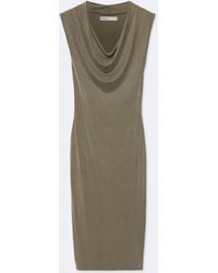 AllSaints - Malina Cupro Midi Dress - Lyst