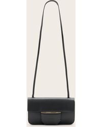 AllSaints - Ann Leather Crossbody Wallet Bag - Lyst