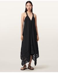 AllSaints - Lil Midi Dress - Lyst