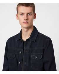 allsaints bering denim jacket