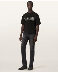 AllSaints - Dash Short Sleeve Boxy T-Shirt - Lyst