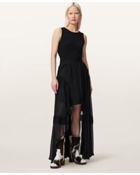 AllSaints - Dorina Voluminous Maxi Skirt - Lyst
