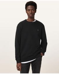 AllSaints - Raven Crew Neck Ramskull Sweatshirt - Lyst