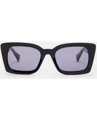 AllSaints - Marla Square Bevelled Sunglasses - Lyst