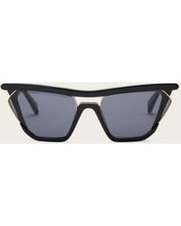 AllSaints - Avie Square Visor Sunglasses - Lyst