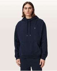 AllSaints - Asher Ramskull Oversized Hoodie - Lyst