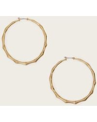AllSaints - Clara Large Hoop Earrings - Lyst