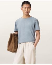 AllSaints - Flax Short Sleeve Ramskull T-Shirt - Lyst