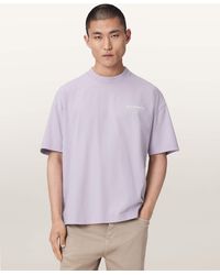 AllSaints - Underground Oversized Crew Neck T-Shirt - Lyst