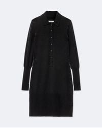 AllSaints - Coyte Merino Wool Polo Dress - Lyst
