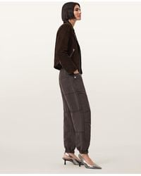 AllSaints - Lyocell/Linen Val Linen Blend Cargo Trousers, /Us 2 - Lyst
