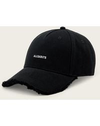 AllSaints - London Frayed Baseball Cap - Lyst
