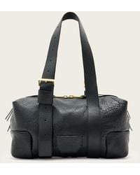 AllSaints - Ares Grain Leather Shoulder Bag - Lyst