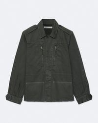 AllSaints - Silvo Cotton Flight Jacket - Lyst