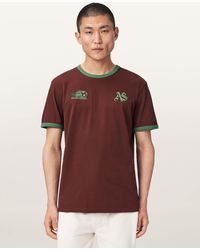AllSaints - Partida Short Sleeve Soccer T-Shirt - Lyst