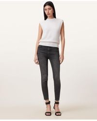 AllSaints - Miller Push Up Skinny Fit Denim Jeans - Lyst